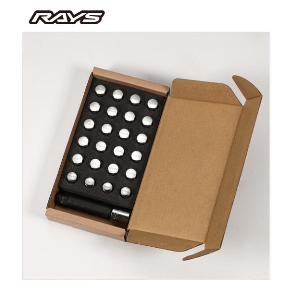 RAYS レイズ ナット＆ロックセット ロックナットクロームメッキ M12xP1.5 17HEX L...