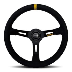 【正規品】モモ MOMO ステアリング MOD．08 モデル08 マイクロファイバー/ブラックスポー...