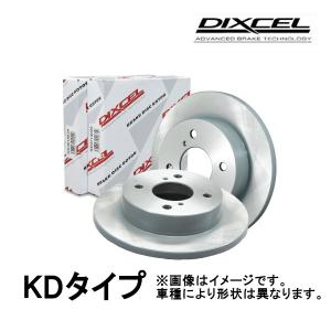 DIXCEL KD type ブレーキローター フロント スペーシア NA FF (Solid DISC) MK32S/MK42S 13/3〜2017/12 KD3714027S