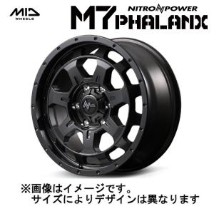 MID NITRO POWER ナイトロパワー M7 Phalanx ファランクス (2本セット) 4H100 15x4.5J +45 バレルブラック