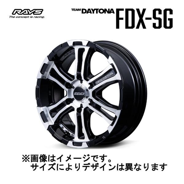 レイズ RAYS TEAM DAYTONA デイトナ FDX-SG 6/139.7 17x6.5J ...