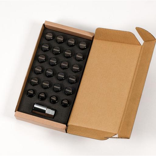 RAYS レイズ ナット＆ロックセット ロックナットブラック M14xP1.5 19HEX L33 ...