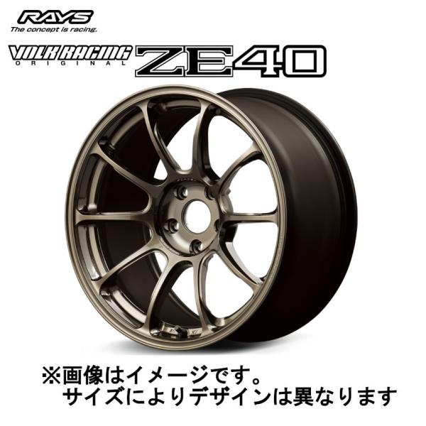 レイズ RAYS ボルクレーシング ZE40 5/100 18x8.0J +45 シャイニングブロン...