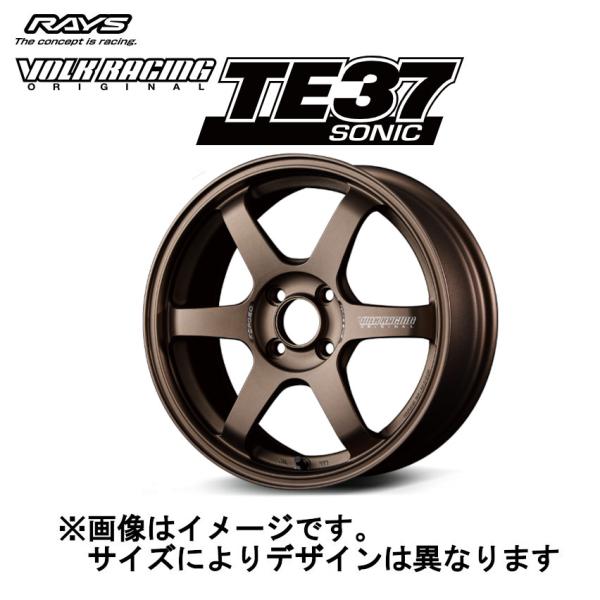 レイズ ボルクレーシング TE37 SONIC  ソニック 4/100 16x6.5J +38 ブロ...