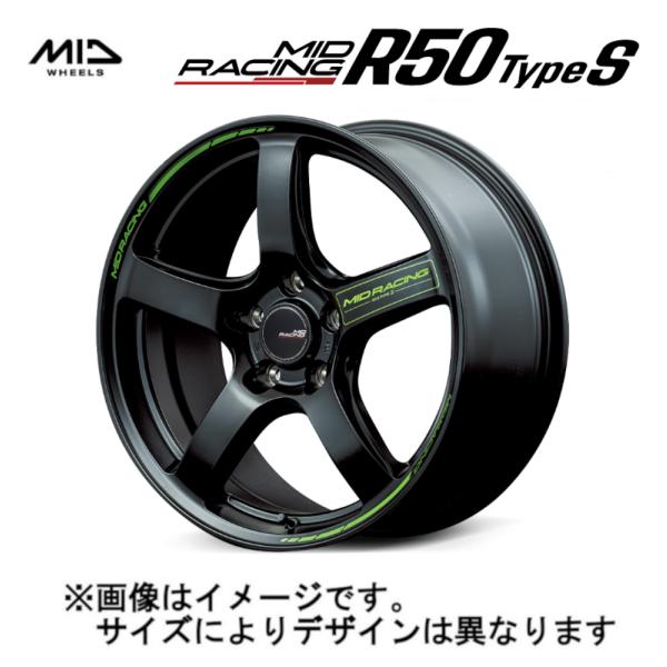 MID RACING MIDレーシング R50タイプS (4本セット) 4/100 15x5.0J ...