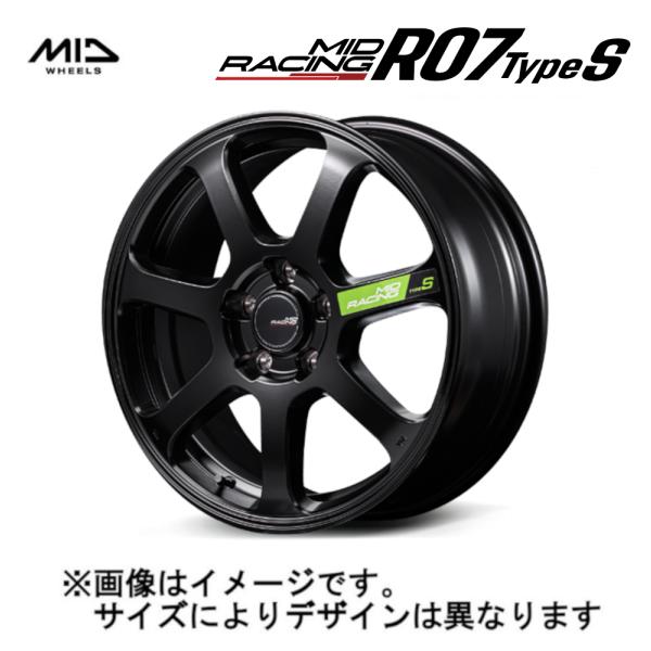 MID RACING MIDレーシング R07 タイプS (4本セット) 4/100 15x5.0J...
