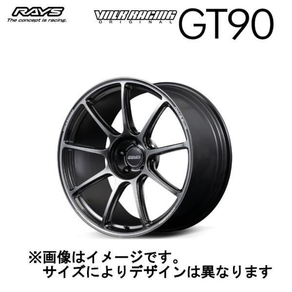 レイズ ボルクレーシング GT90 5/120 20x8.5J +43 シャイニングブラックメタル ...