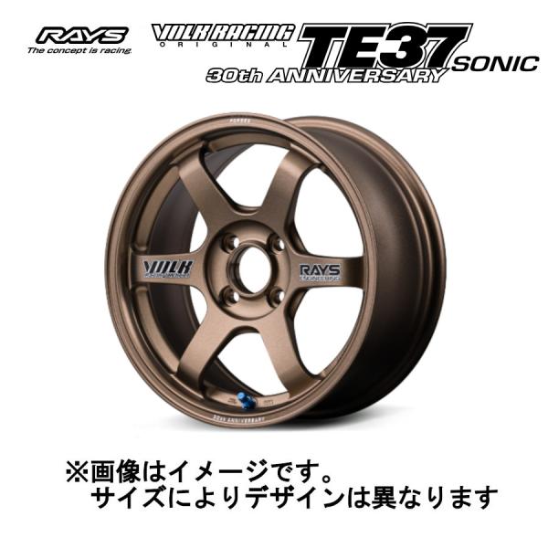 レイズ ボルクレーシング TE37 SONIC ソニック 30TH STICKER (4本セット) ...