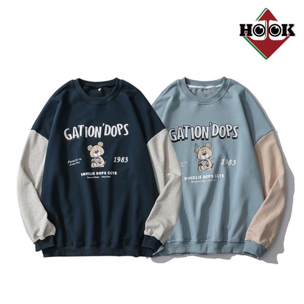 【大人気商品】 トレーナー スウェット オーバーサイズ ユニセックス ファッション クマ ストリート...