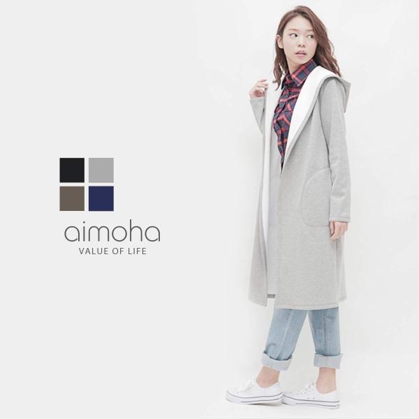 コート コーディガン レディース フード付き  トッパーカーディガンコート  アウター  フード 裏...