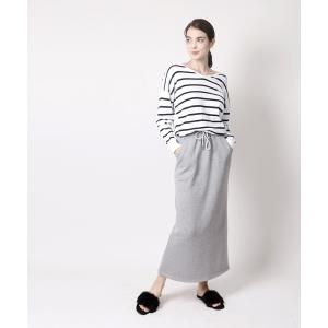 裏起毛スカート ロング 裏起毛ロングスカート ...の詳細画像5