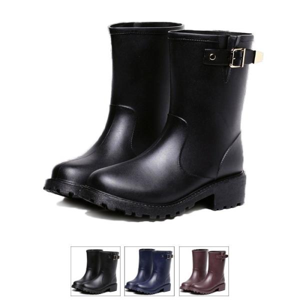 レインブーツ ショート レディース おしゃれ ショート サイドゴア オックスフォード 靴 軽量 防水...