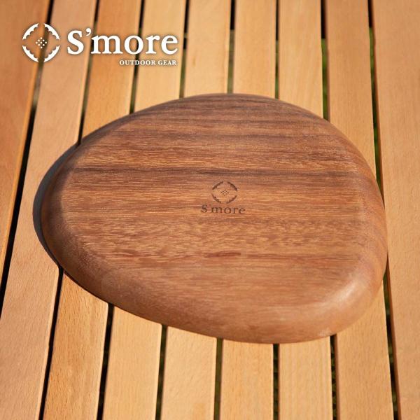【S'more / Woodi plate L 】木製プレート【26×21cm Lサイズ】