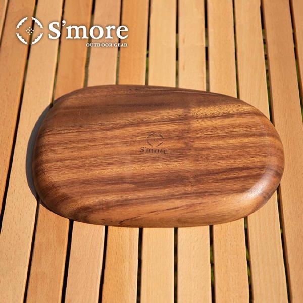 【S'more / Woodi plate XL 】木製プレート【30×20cm XLサイズ】