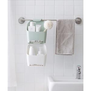 バスラック タオルバーバスケット 浴室 収納 バス