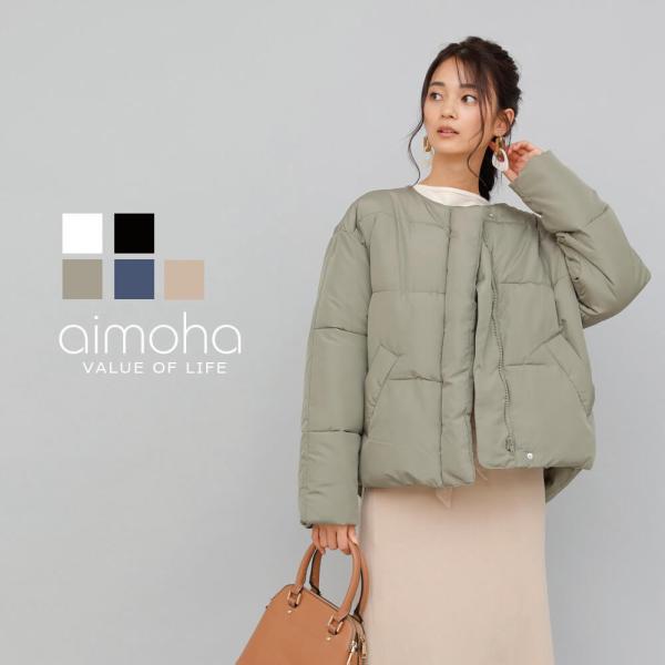 ファイバーダウンコート ダウンコート レディース ダウンジャケット 軽量 ファイバー アウター カジ...