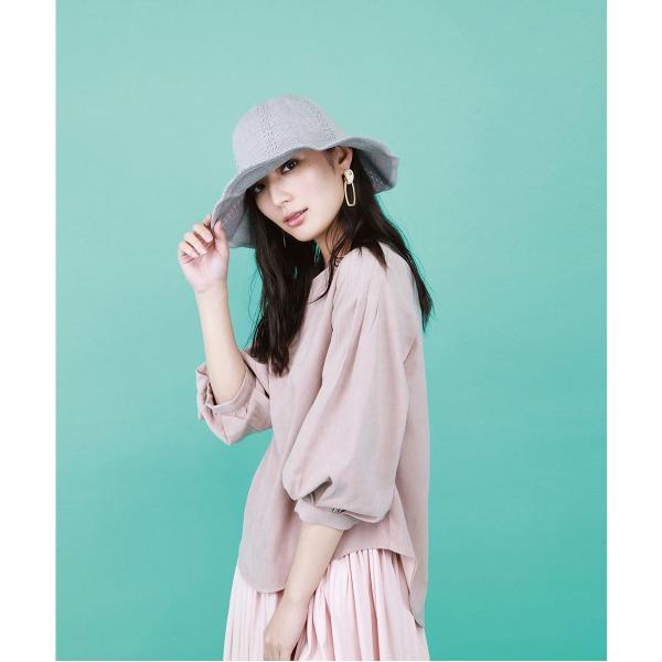 折り畳み可能ハット 帽子 レディース つば広 つば広ハット 紫外線対策 折りたたみ帽子 つば広帽子 ...