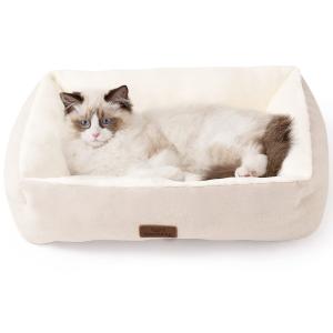 Hansleep 猫 ベッド 犬 ベッド ペットベッド ふわふわ クッション 両面用 S 通年 小型犬用 リバーシブル ぐっすり眠る キャッ