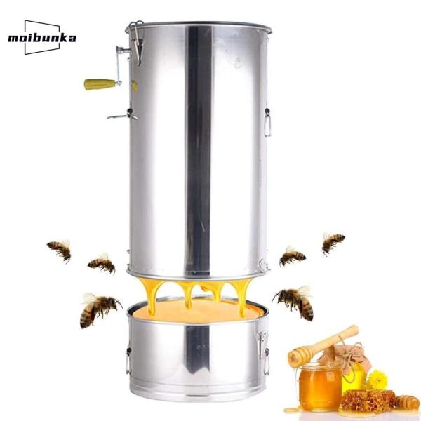 蜂蜜分離器 手動式 採蜜機 濾過ネット付と 大容量 ステンレス製 はちみつ 遠心分離機 グラム 分解...