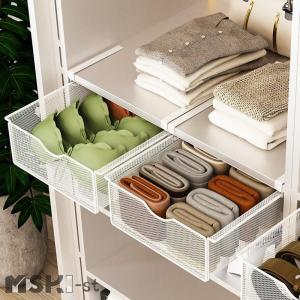 戸棚ラック 吊り下げ 棚下 収納カゴ バスケッ...の詳細画像1