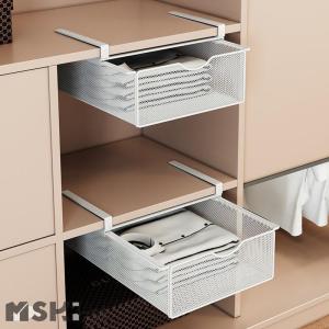 戸棚ラック 吊り下げ 棚下 収納カゴ バスケッ...の詳細画像4