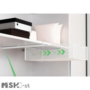 戸棚ラック 吊り下げ 棚下 収納カゴ バスケッ...の詳細画像5