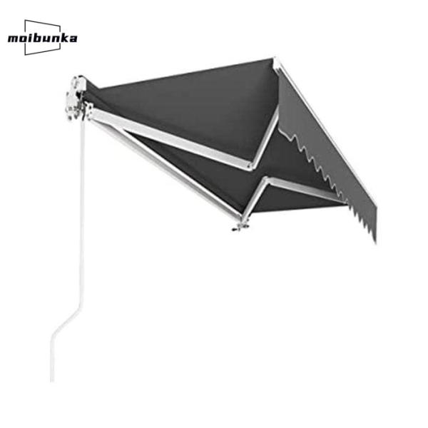 日除けシェード オーニングテント 伸縮式 オーニングテントひさし 後付けベランダ 雨除け オーニング...