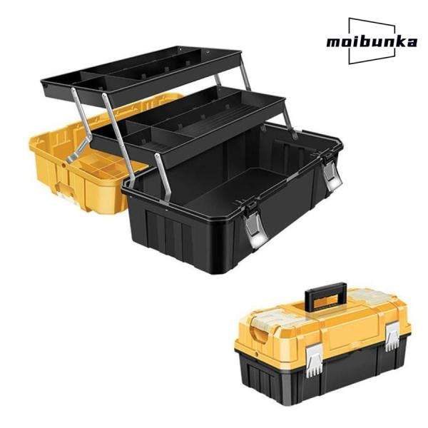 道具箱 工具箱 3段ボックス 人気 収納ボックス ツールボックス 大型 丈夫 大容量 高耐久 工具ケ...
