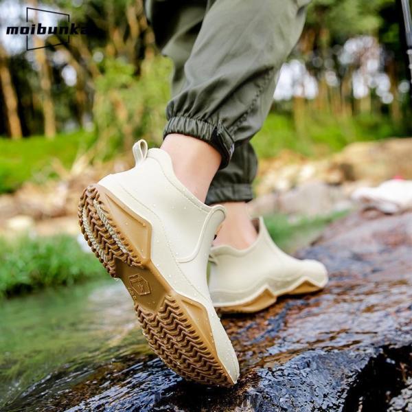 メンズ レインブーツ レインシューズ ショート ビジネス 梅雨対策 滑り止め 通勤 作業 滑りにくい...