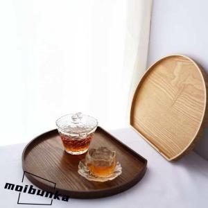 半月盆 36cm お盆 天然木 半月膳 お盆 トレー ナチュラル 食卓 プレイスマット ランチョンマット ランチ 和食 洋食 和室 洋室 洋風 和風 正月 来客用 代引不可