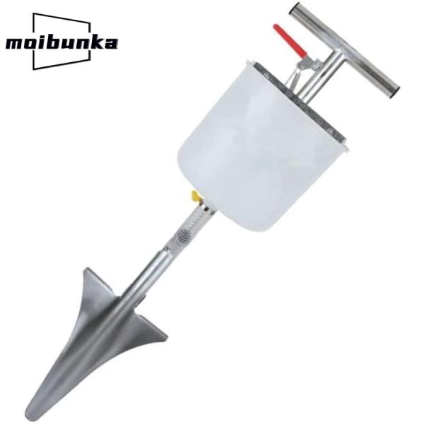 ステンレス鋼追肥機 果樹肥料アプリケーター 根の追肥装置 肥料散布機、調節可能な人間工学に基づいたハ...