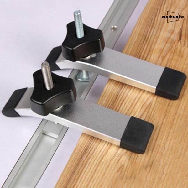 スロット ホールドダウンクランプ T-トラック クランプ 使いやすい 取付簡単 テーブルソーアクセサ...
