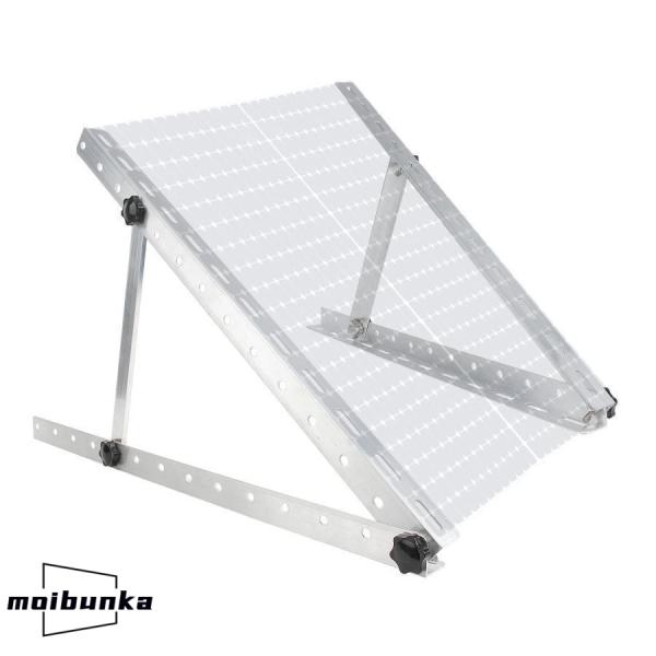 ソーラーパネル架台 ソーラーパネル固定用ブラケット 角度調整可能 三角ブラケット キャラバン、ルーフ...
