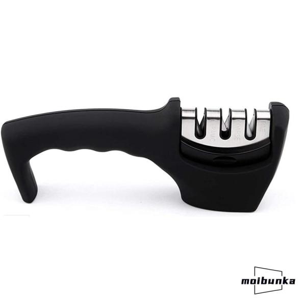 包丁研ぎ 包丁研ぎ器 シャープナー マニュアルシャープナー 包丁 キッチンツール、ホーム研ぎ器 3ス...