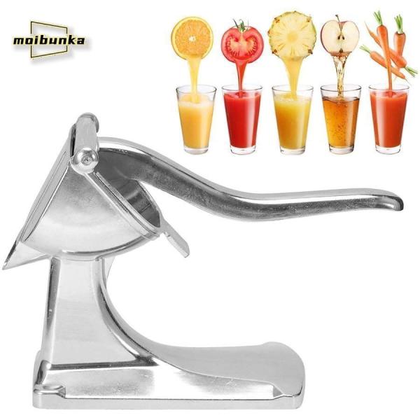 手動ジューサー、レモン絞り器、柑橘類みかんライム用ミニトマト果汁生搾り器 手動 果物ハンドジューサー...