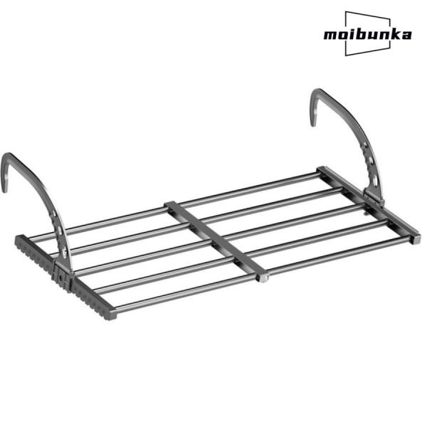 伸縮 ベランダ 手すり、 窓枠 手すり、折りたたみ 物干しスタンド 、 ステンレススチール物干しスタ...