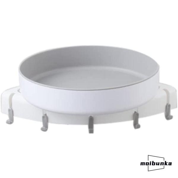 調味料ラック 調味料収納トレイ コスメ収納 スパイスラック 壁掛けトレー 360回転式 調味料入れ ...