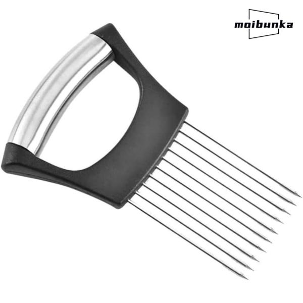 オニオンスライサー、食品スライス、オニオンカッター、オニオンフォークキッチンツールテンダーライザーニ...