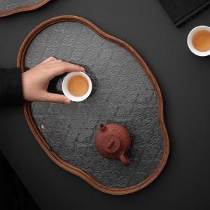 お皿 30cm カフェトレー ティートレー 花...の詳細画像1