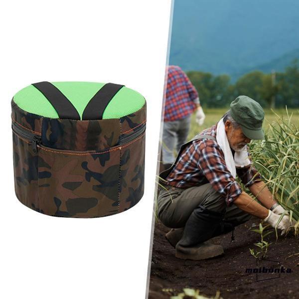 ガーデンウェアラブルスツール、屋外釣り椅子、軽量ストラップ付きガーデンワークシート、小型ガーデンスツ...