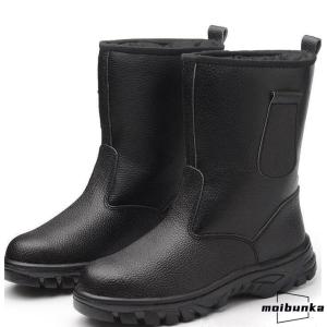 安全靴 作業靴 半長靴 ゴム底 耐水 衝撃吸収...の詳細画像2