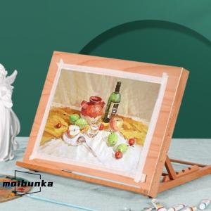 絵画スタンド A3 卓上 木製 角度調節 折り...の詳細画像2