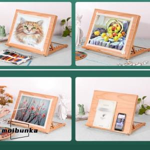 絵画スタンド A3 卓上 木製 角度調節 折り...の詳細画像4