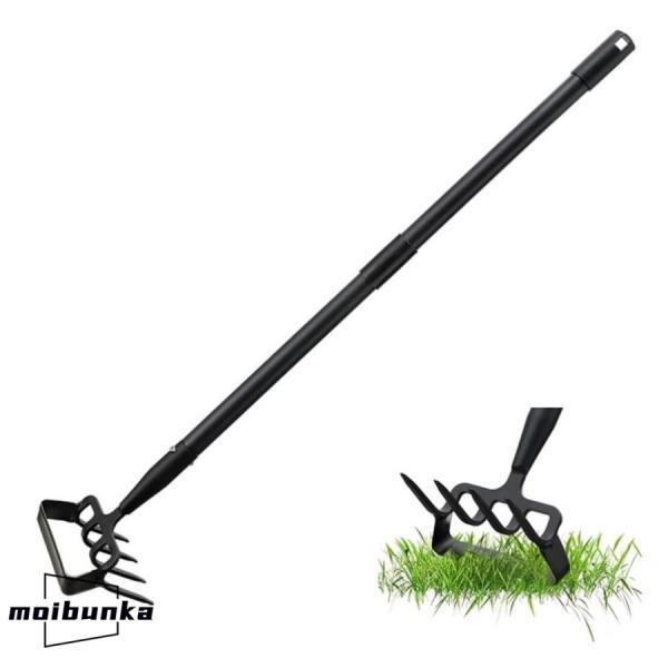 草取り道具 立ったまま 草抜き 長柄 雑草対策刈り機 雑草 除草作業万能鍬 草削鍬雑草抜き 開墾鍬 ...