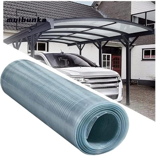 透明アクリル板 ポリカーボネートシート 温室カバー ガラス交換用 ドア カーポート 日よけ キャノピ...