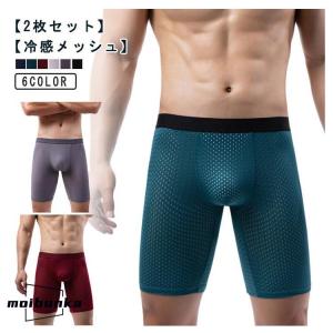 冷感 メッシュ スパッツ メンズ ハーフ スポ...の詳細画像5