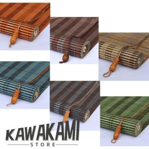 6色の天然竹ロールスクリーン 洋風 竹製ロールア...の商品画像