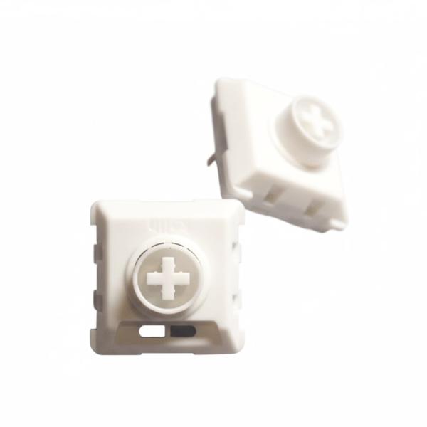 Kailh White Rain 70個 ロープロファイル キースイッチ リニア レバーレスコントロ...