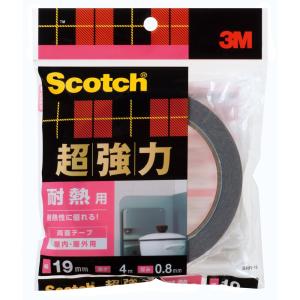 3M スコッチ 超強力両面テープ 耐熱用 19mm×4m SHR-19｜moimoi-shop