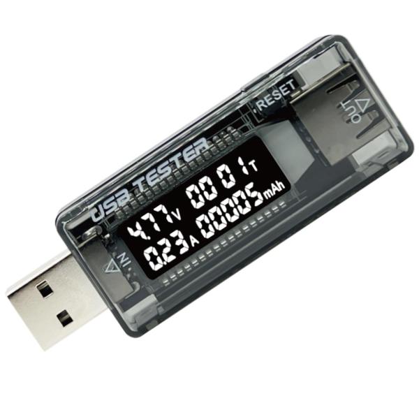 Homefunny USB電流電圧テスター チェッカー 4-20V/0-3A 急速充電QC2.0 積...